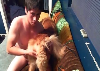 He's gonna rape his dog, big time