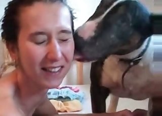 Married couple fucking a doggie